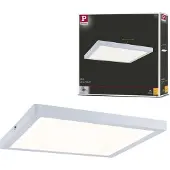 Paulmann LED panel Atria, dimbar, Vitt / opal, Vardagsrum / matsal, Syntetmaterial, Modern, LED-taklampa