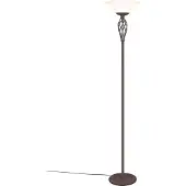 TRIO Lighting Golvlampa Rustica, Brun / rost, Vardagsrum / matsal, Metall, Antik, Golvlampa