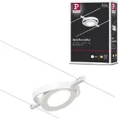 Paulmann Lågspänning-linsystem 4.5 W LED Matt vit, Krom