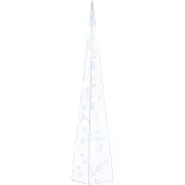 vidaXL Ljuskon LED akryl blå 90 cm