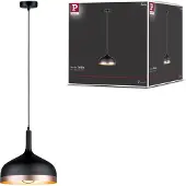 Paulmann Neordic Embla 79629 Pendellampa LED E27 20 W Svart, Koppar matt