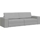 vidaXL Soffsäng Moln Grå 245 x 78 x 77 cm tyg