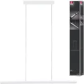 Paulmann Taklampa , Lento, dimbara, Vit, Vardagsrum, Aluminium, Modern