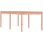 vidaXL Trädgårdsbord 203,5x100x76 cm massivt douglasträ