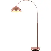 Globo Lighting Båglampa PELIN, Koppar, Vardagsrum / matsal, Metall, Modern, Golvlampa