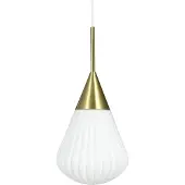 Dyberg Larsen Design pendellampa Ballon, dimbar, Vitt / opal, Vardagsrum / matsal, Glas, Design, Pendellampa