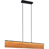 TRIO Lighting Hänglampa Kalea, dimbar, Ljust trä, Vardagsrum / matsal, Trä, Pendellampa