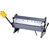 Vevor Box- och panbroms, 610 mm/24 tum plåtbockningsbroms, 16-gauge kolstålskapacitet, 0-135 graders justerbar, metallbockningsmaskin med 5 fingrar, kraftig aluminiumvikmaskin för exakt bockning