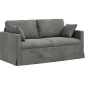 vidaXL Soffa Mörkgrå 158 x 78 x 80 cm Sammet