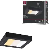 Paulmann Abia 71296 LED-panel 9.5 W Varmvit Svart