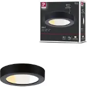 Paulmann Abia 71293 LED-panel 9.5 W varmvit svart
