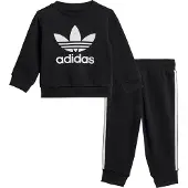 Adidas Originals Sweatset - Crew - Svart/Vit - - 3 år (98) - Sweatset