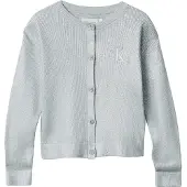 Calvin Klein Silver Coated Cardigan Jumper