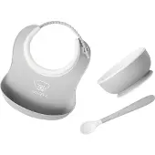BabyBjörn Middagsset - 3 Delar - Grå - - One Size - Middagsset