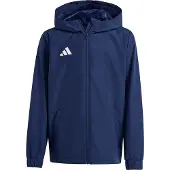 Adidas Jacka All Weather Entrada 26 - Navy/vit Barn, storlek 128 cm