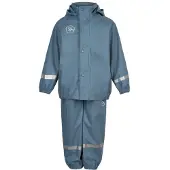 Color Kids Regnkläder m. Hängslen - PU - Kaptens Blue - - 6 år (116) - Regnkläder
