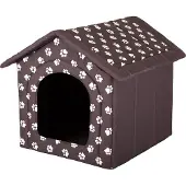 TexCorp hundkoja med tassar - brun R3