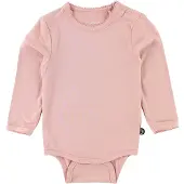Minymo Body l/ä - Bambu - Rosa - - 1½ år (86) - Body L/Ä