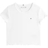 Tommy Hilfiger T-shirt 'Essential Extra Slim Short Sleeve' vit