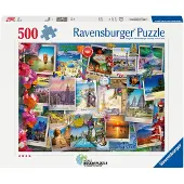 Ravensburger Pussel 500 Bitar World Travel Pinboard
