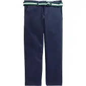 Ralph Lauren Byxor - Newport Marinblå m. Bälte - - 5 år (110) - Byxor - Bomull