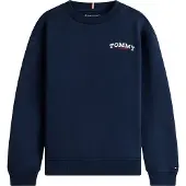 Tommy Hilfiger Kids Sweatshirt - Monotypigrafik - Dark Natt Marinblå - - 14 år (164) - Sweatshirt