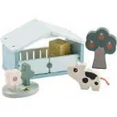 Done by Deer Leksaksset - Trä - Dotti - Tiny Farm - Colour Mix - - One Size - Leksaker