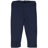 Engel Leggings - Ull/Silke - Marinblå - - 86/92 - Leggings - Ull