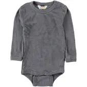 Joha Body l/ä - Ull/Silke - Mörkgrå - - 50 - Body L/Ä