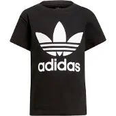 Adidas T-shirt - Trefoil - Svart/Vit - - 5 år (110) - T-shirt