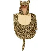 Den Goda Fen Maskeradkläder - Leopard - Brun - - 2-4 år (92-104) - Maskeradkläder