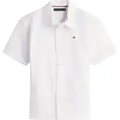 Tommy Hilfiger Essential Flag Embroidery Short Sleeve Oxford Shirt