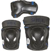 Save My Bones Skyddsset - Svart/Blå - - XS - Xtra Small - Skyddsutrustning