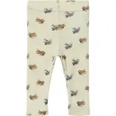 Lil´ Atelier Leggings 'NBMNALU' brun / grå / vit