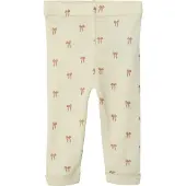 Lil´ Atelier Lil' Atelier Leggings - Ull/Modal - Noos - NbfNalu - Turtledove/ - - 62 - Leggings