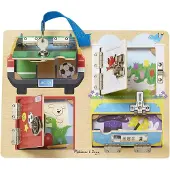 Melissa & Doug Leksaker - Aktivitetstavla Lock Anka Spärr - - One Size - Aktivitetsleksaker