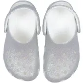 Crocs Classic Glitter Klogg Thermoplast Vit Tofflor