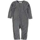 Joha Onesie - Ull/Silke - Mörkgrå - - 100 - Onesie