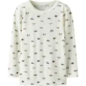 Name it Tröja - Ull - Rib - Noos - NmmWang - Snow White/Small un - - 4 år (104) - Tröja