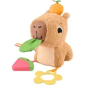 Fisher-Price Aktivitetsmjukisdjur - 20 cm - Snuggly Snacky Capy - - One Size - Aktivitetsleksaker
