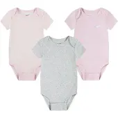 Nike Bodies k/ä - 3-pack - Birch Heather - - 6 mån - Body K/Ä