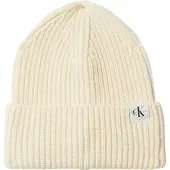 Calvin Klein Mössa - Stickad - Monogram - Vitgrå - - 4-8 år (104-128) - Mössa