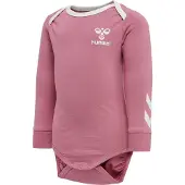 Hummel Body l/ä - HmlMaule - Heather Rose - - 1½ år (86) - Body L/Ä