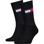 Tommy Hilfiger Strumpor - 2-pack - Svart - - 39/42 - Strumpor