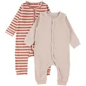 Minymo Onesie - 2-pack - Kanjon Rose - - 50 - Onesie