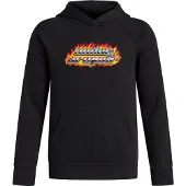 Under Armour Hoodie - Rival - Flamin Ordstämpel - - 8 år (128) - Hoodie
