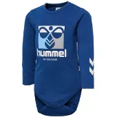 Hummel Body l/ä - hmlOuen - Marinblå Peony - - 74 - Body L/Ä