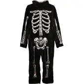 Den Goda Fen Maskeraddräkt Jumpsuit Skelett 5-6 år