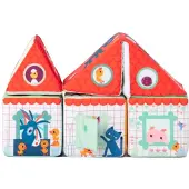 Lilliputiens Stapelklossar - Farm Husstaplingskuber - - One Size - Stapelleksaker