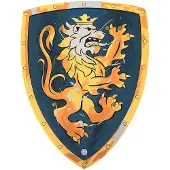 Liontouch Maskeradkläder - Noble Knight-Shield - Blå - - One Size - Maskeradkläder